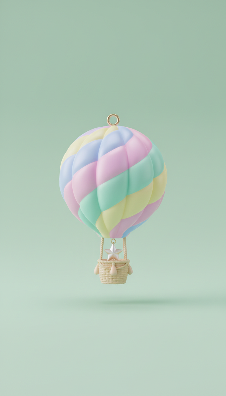 Whimsical keepsake charm with bunny motif